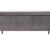 acheter Banc Coffre En Tissu Velours Gris Foncé L120 Cm ADONIS 14