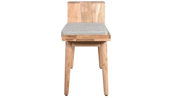 Banc D’entrée Avec Rangement Bois Massif 2 Tiroirs L110 Cm ALTY beauté 4