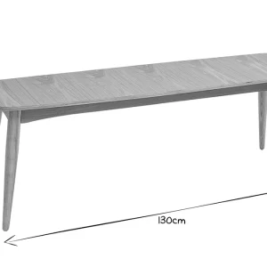 Banc Scandinave Bois Clair L130 Cm NORDECO Top ventes 19