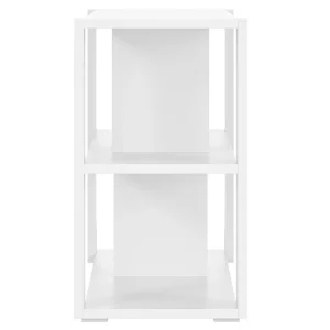 De super promotions disponibles Bibliothèque Basse Design Blanche L168 Cm MUSSO 10