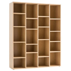 en ligne vente Bibliothèque Design Finition Bois Chêne L149 Cm RYTHM 11