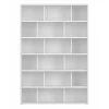 Bibliothèque Scandinave Blanc Mat L140 Cm EPURE Top ventes 11