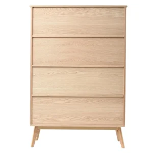 achat Bibliothèque Scandinave En Bois Chêne 8 Casiers L110 Cm INGRID 14