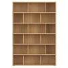 Bibliothèque Scandinave Finition Bois Chêne L140 Cm EPURE 34