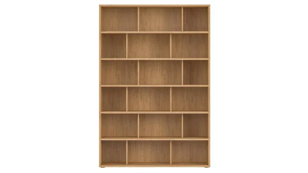 Bibliothèque Scandinave Finition Bois Chêne L140 Cm EPURE mode 1