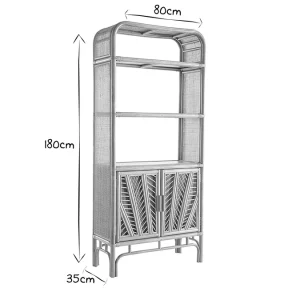 Bibliothèque Vintage En Rotin L80 Cm GALON – Miliboo & Stéphane Plaza 19