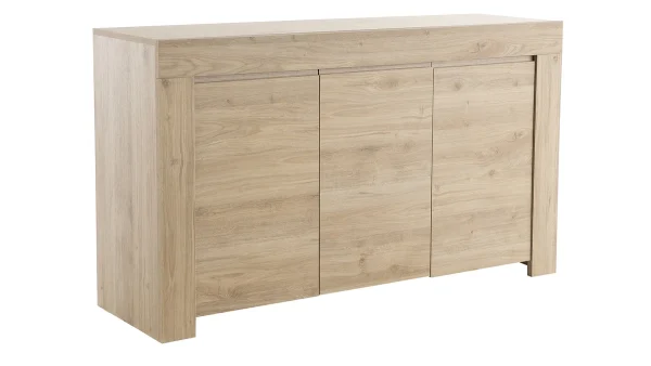 Buffet Design Bois Chêne 3 Portes L138 Cm TINO 3