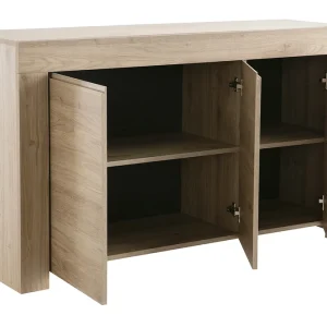 Buffet Design Bois Chêne 3 Portes L138 Cm TINO 14