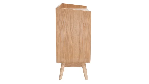 Buffet Scandinave En Bois Clair 2 Portes L122 Cm HALLEN magasin paris 5