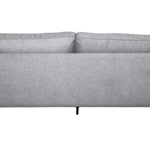 Canapé 4 Places En Tissu Gris Et Métal Noir OSMANN soldes luxe 16