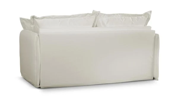 Canapé Convertible Déhoussable En Coton Blanc Crème ALDO en vente 6