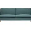 a Prix Discount Canapé Convertible Scandinave 3 Places En Tissu Vert Et Bois Clair STEWART 31