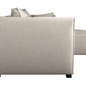 Canapé D’angle Droit Modulable Tissu Beige PLURIEL 16