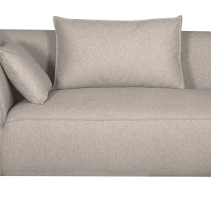 Canapé D’angle Gauche Modulable En Tissu Beige PLURIEL Pas Cher soldes France 17