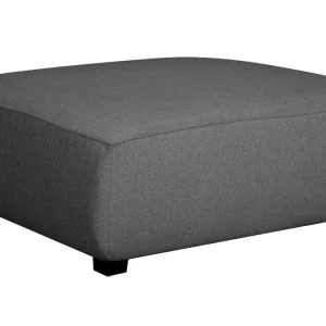 Canapé D’angle Gauche Modulable En Tissu Gris Anthracite PLURIEL 21