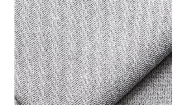 Canapé D’angle Gauche Modulable En Tissu Gris Clair PLURIEL 8