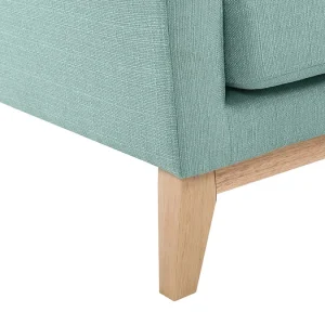 excellents soldes Canapé D’angle Gauche Scandinave Vert Lagon Déhoussable OSLO 18