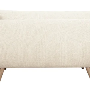 Canapé Scandinave 2 Places En Tissu Beige Et Bois Clair CREEP 13