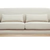 Canapé Scandinave 2 Places En Tissu Beige Et Bois Clair YOKO de garantie authentique 25