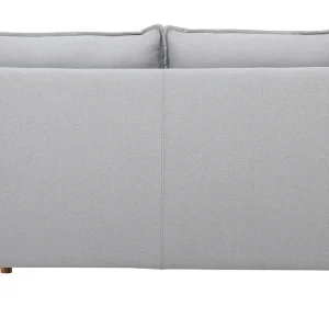 Canapé Scandinave 2 Places En Tissu Gris Clair Et Bois Clair CLIFF france 15