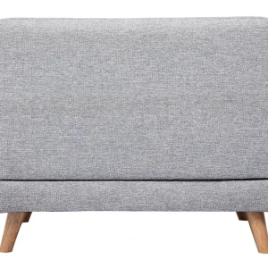 mode Canapé Scandinave 2 Places En Tissu Gris Et Bois Clair PURE 15