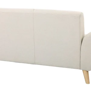 Canapé Scandinave 2 Places En Tissu Naturel Et Bois Clair EKTOR site soldes 12