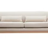 Canapé Scandinave 3 Places En Tissu Beige Et Bois Clair YOKO Livraison internationale 37