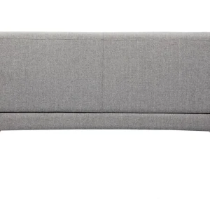 Canapé Scandinave 3 Places En Tissu Gris Et Bois Clair FJORD 13