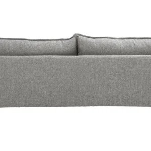 Canapé Scandinave 3 Places En Tissu Gris Et Bois Clair KATE 13