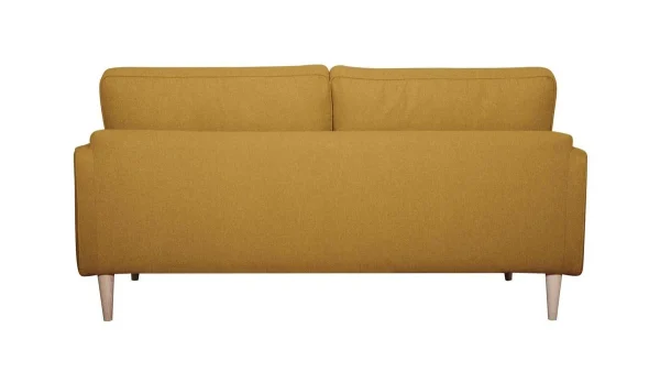 Canapé Scandinave 3 Places En Tissu Jaune Cumin Et Bois Clair PAPEL des prix incroyables 5