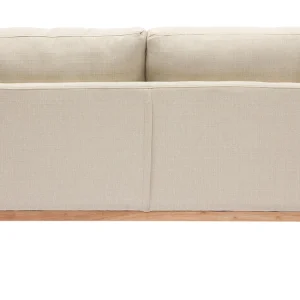 Canapé Scandinave Déhoussable 2 Places En Tissu Beige Et Bois Clair OSLO magasin en ligne france 16