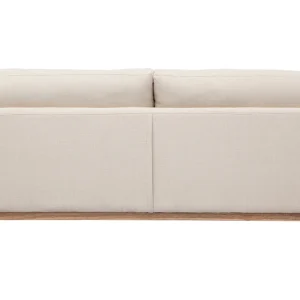 ﻿soldes Canapé Scandinave Déhoussable 3 Places En Tissu Beige Et Bois Clair OSLO 17