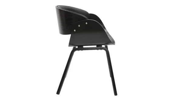 Chaise Design Noire BENT 4