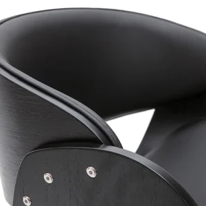 Chaise Design Noire BENT 16