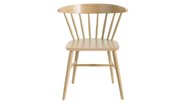 Chaises à Barreaux Bois Clair Chêne (lot De 2) DARIA 3