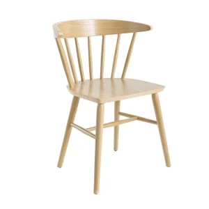 Chaises à Barreaux Bois Clair Chêne (lot De 2) DARIA 16