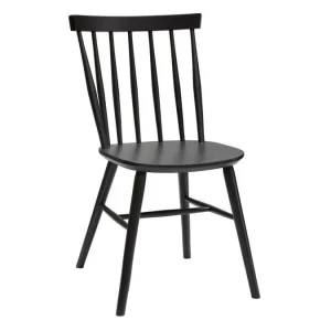 Chaises à Barreaux Bois Noir (lot De 2) COLBERT 14