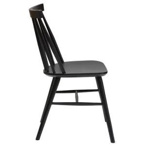 Chaises à Barreaux Bois Noir (lot De 2) COLBERT 16