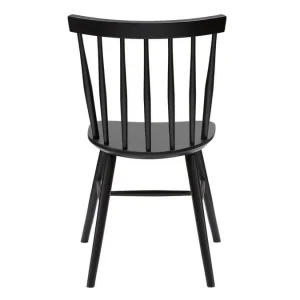 Chaises à Barreaux Bois Noir (lot De 2) COLBERT 18