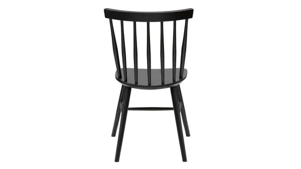 Chaises à Barreaux Bois Noir (lot De 2) COLBERT 6