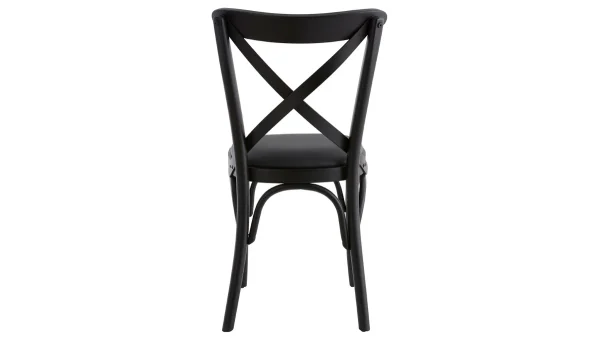 Chaises Bistrot En Bois Noir (lot De 2) MARCEL 6