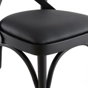 Chaises Bistrot En Bois Noir (lot De 2) MARCEL 21