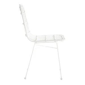 Chaises Blanches En Rotin Et Métal (lot De 2) MALACCA – Miliboo & Stéphane Plaza 17