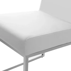 Chaises Design Blanc Et Acier Chromé (lot De 2) JUNIA 21