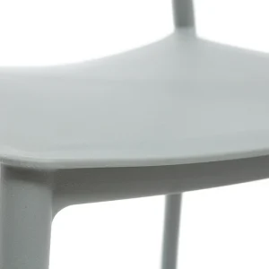 Chaises Design Empilables Grises (lot De 2) ANNA 21