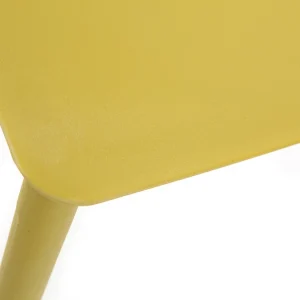 Chaises Design Empilables Jaunes (lot De 2) ANNA 18