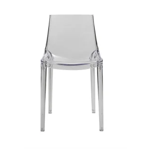 Chaises Design Empilables Transparentes Intérieur Et Extérieur (lot De 2) YZEL 10