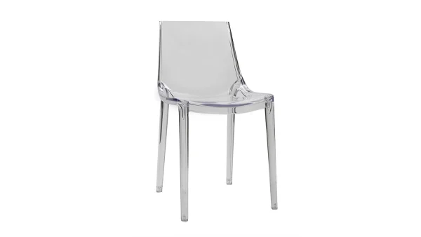 Chaises Design Empilables Transparentes Intérieur Et Extérieur (lot De 2) YZEL 4