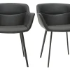 Chaises Design Noires (lot De 2) NERO 28