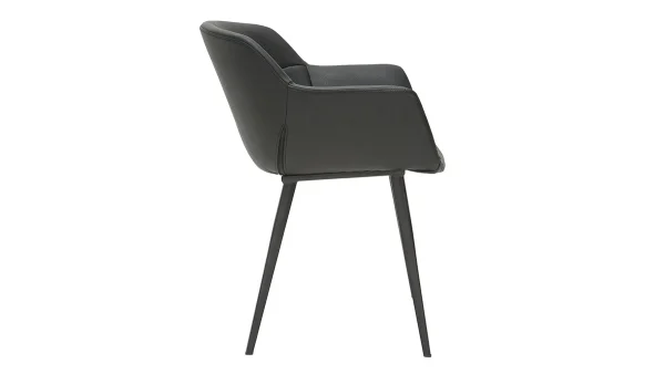 REMISE allant jusqu. Chaises Design Noires (lot De 2) NERO 5